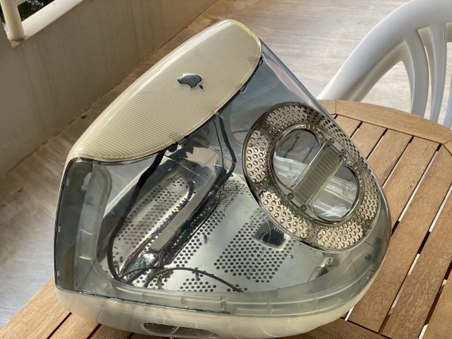 iMac G3 Graphite shell put back together